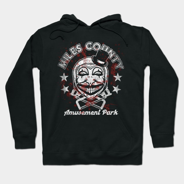 MILES COUNTY AMUSEMENT PARK Hoodie by joeyjamesartworx